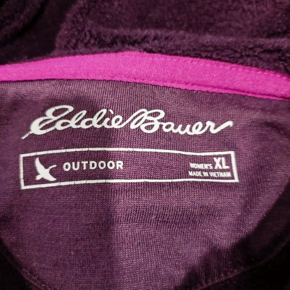 Eddie Bauer Free Heat purple hoodie women's size XL - Picture 5 of 6